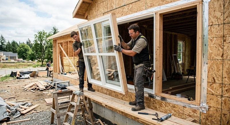 Awning Windows Installation in Framingham, MA