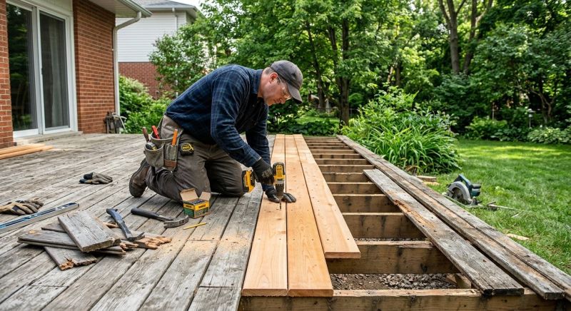 Cedar Deck Repair in Seattle, WA